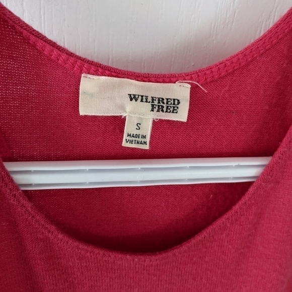 WILFRED FREE Burnette Tank Top bright pink Small @P - Picture 3 of 8
